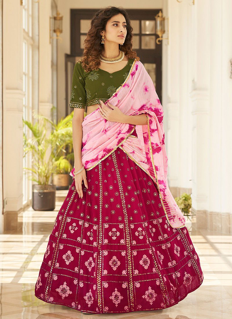 BRIDESMAID 17 Wedding Wear Wholesale Lahenga Choli Collection